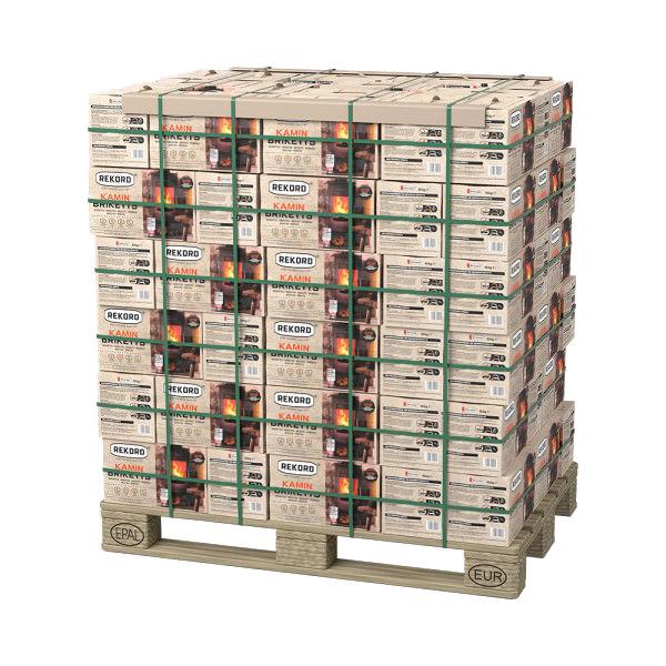 REKORD Braunkohle Briketts 900kg Palette